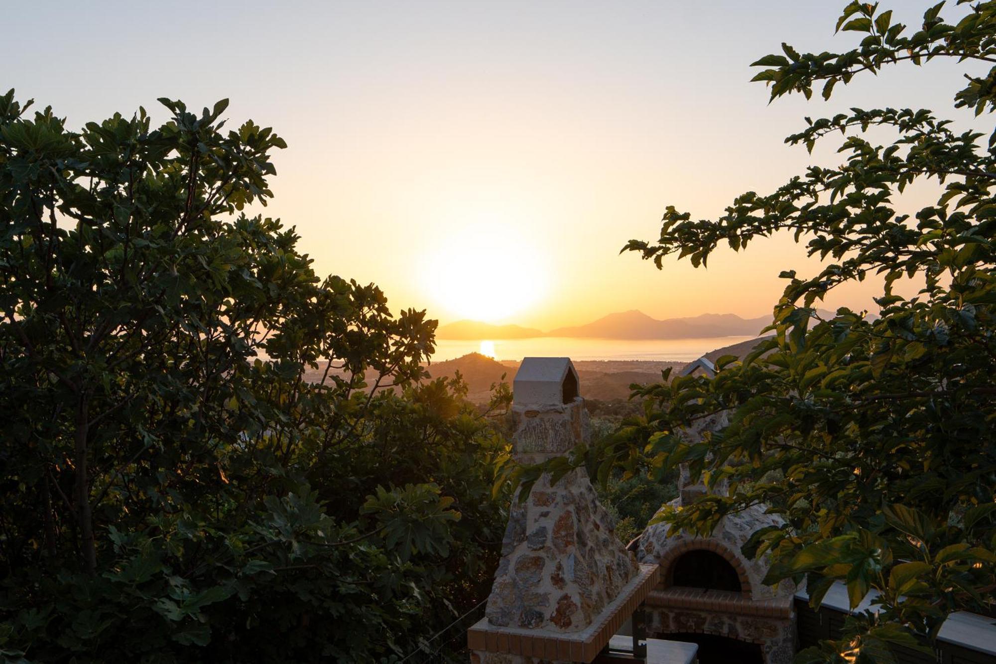 Villa Rosa - Luxury Villas With Panoramic Views Lagoudi Zia エクステリア 写真