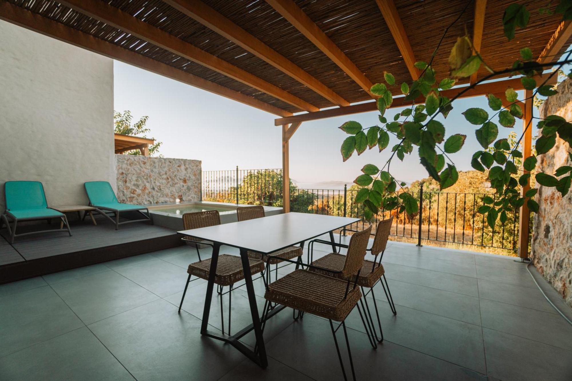 Villa Rosa - Luxury Villas With Panoramic Views Lagoudi Zia エクステリア 写真