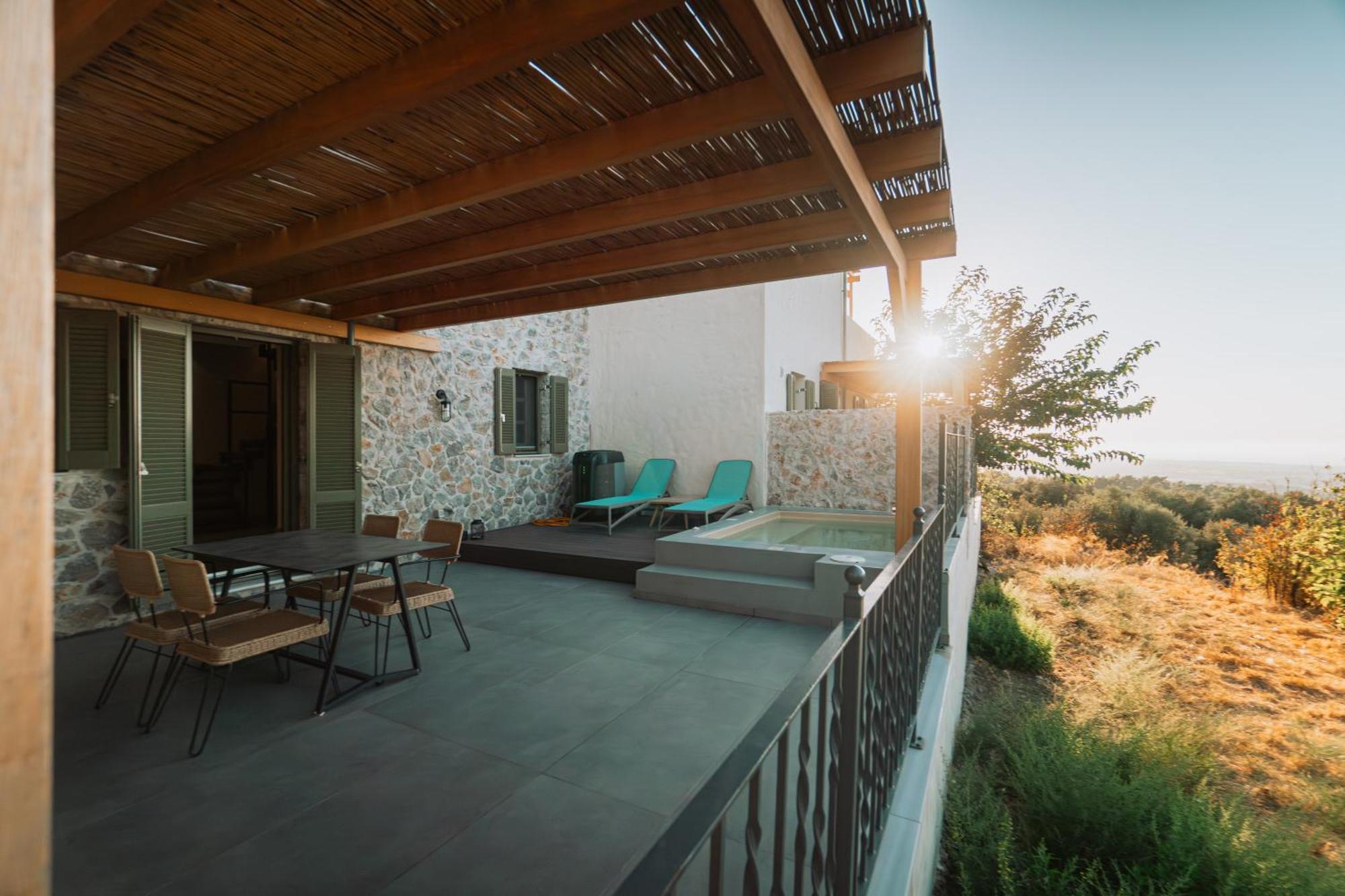 Villa Rosa - Luxury Villas With Panoramic Views Lagoudi Zia エクステリア 写真