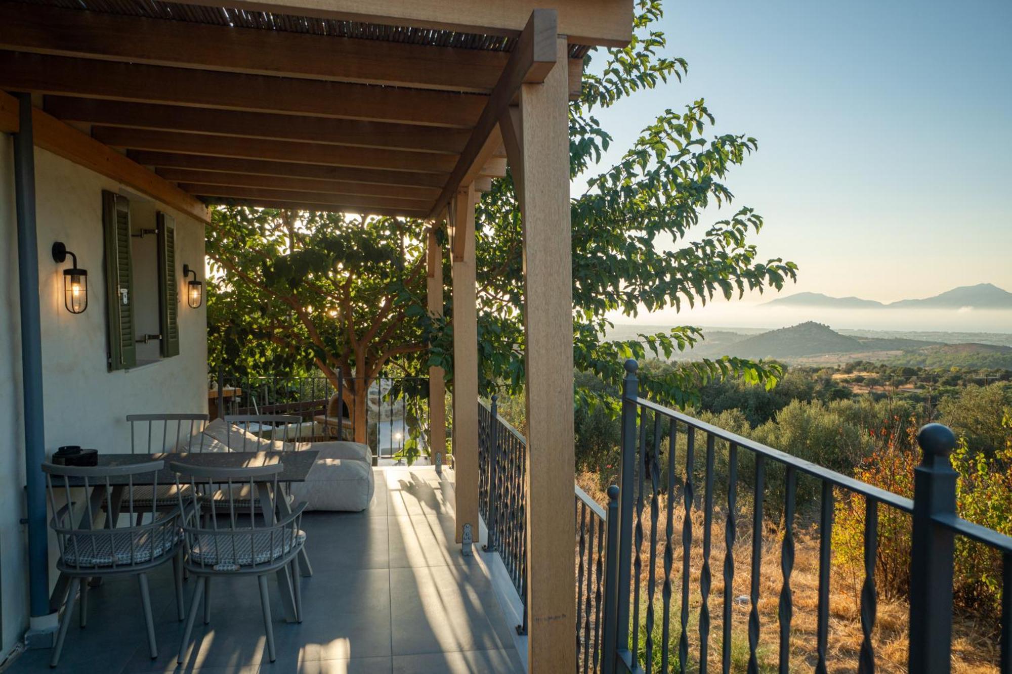 Villa Rosa - Luxury Villas With Panoramic Views Lagoudi Zia エクステリア 写真