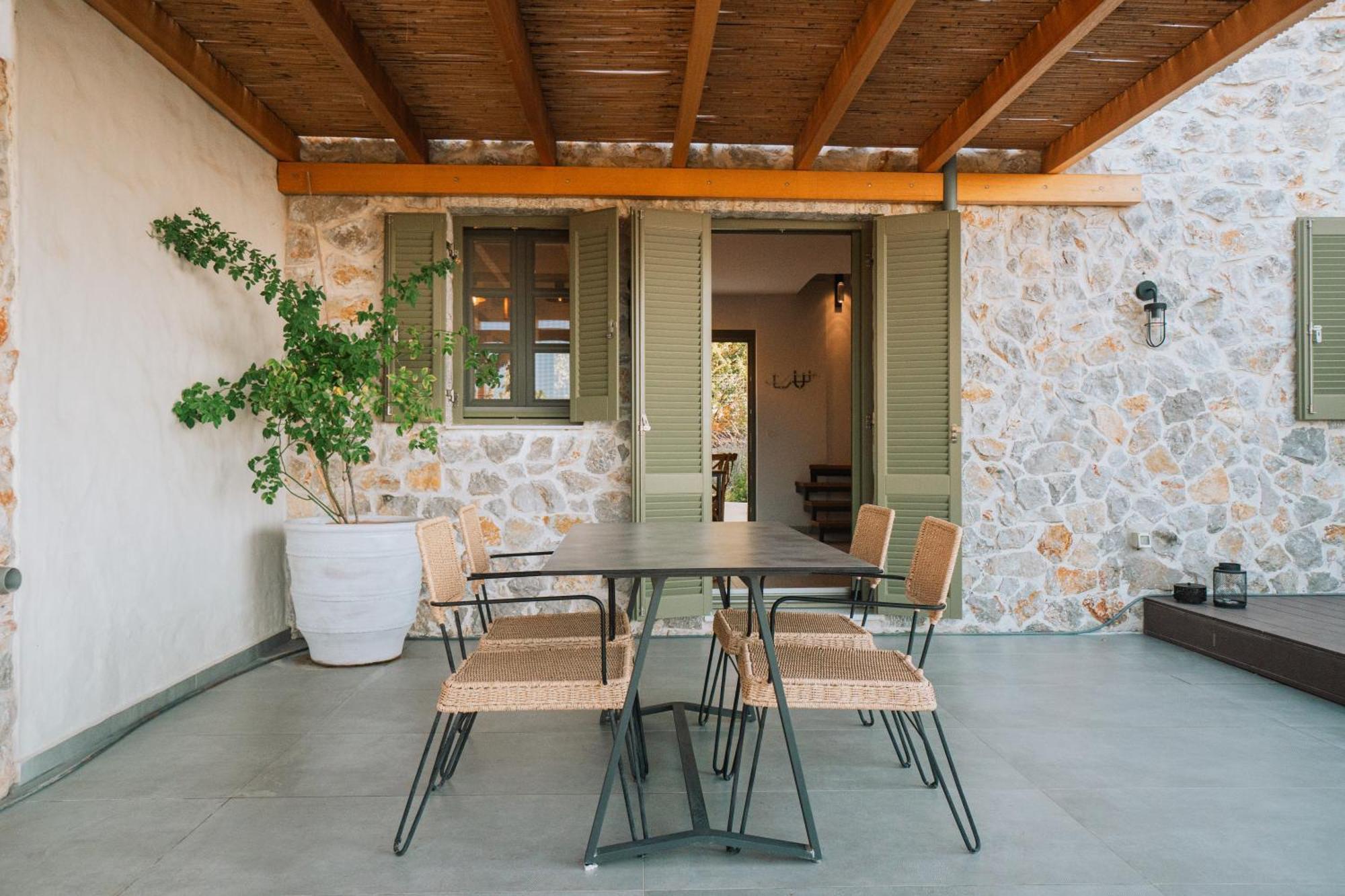 Villa Rosa - Luxury Villas With Panoramic Views Lagoudi Zia エクステリア 写真