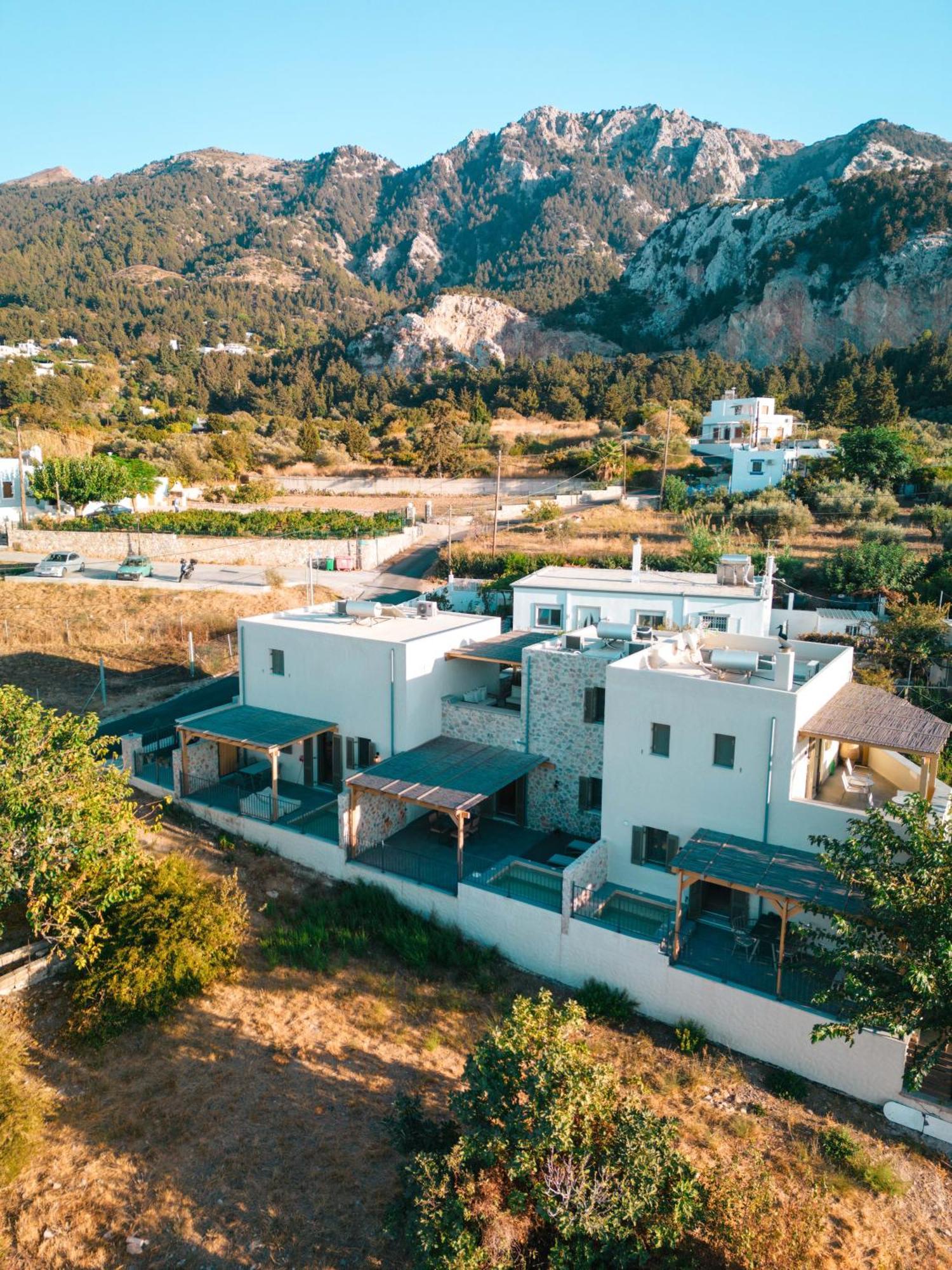Villa Rosa - Luxury Villas With Panoramic Views Lagoudi Zia エクステリア 写真