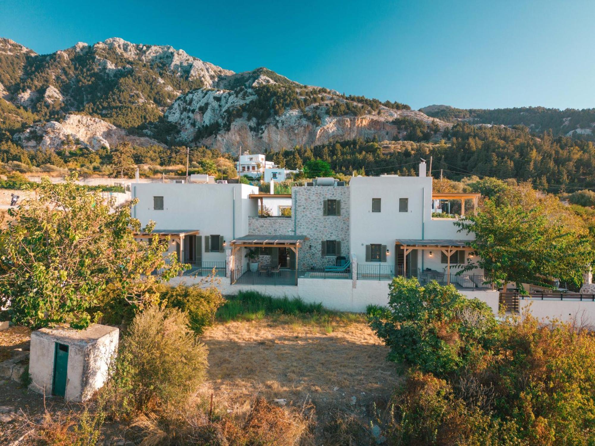 Villa Rosa - Luxury Villas With Panoramic Views Lagoudi Zia エクステリア 写真